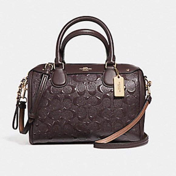 Coach Purple and Red Crossbody Bag with Signature Style - Picture 1 of 10